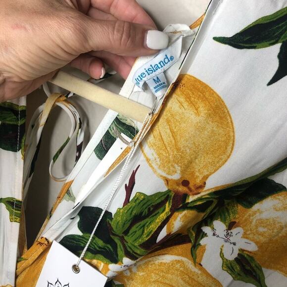 Blue Island Lemon Sundress M - Picture 7 of 10